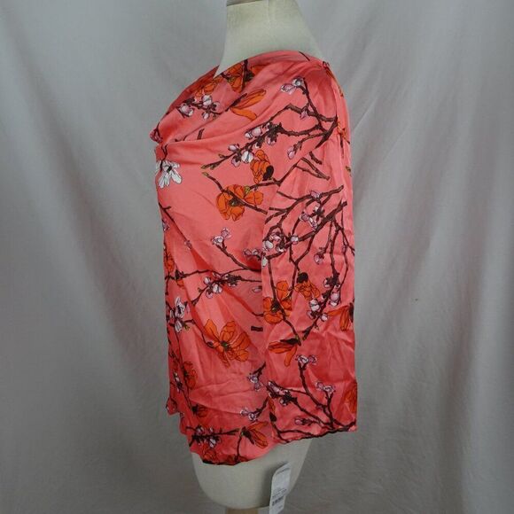 Elementz Women Floral Blouse Top Size L - Picture 2 of 11